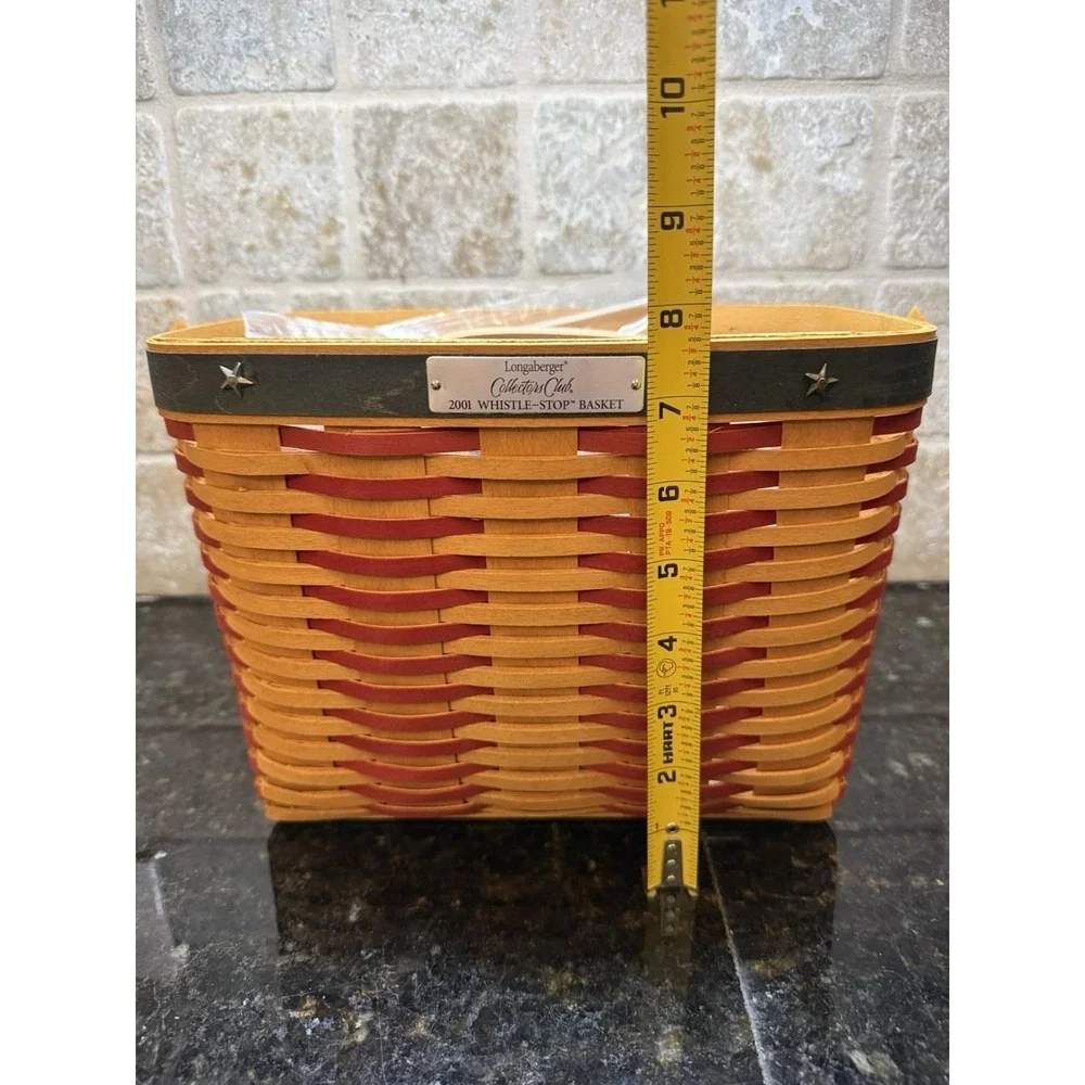 Longaberger Collectors Club 2001 Whistle Stop Basket‎ & Hostess Appreciation USA